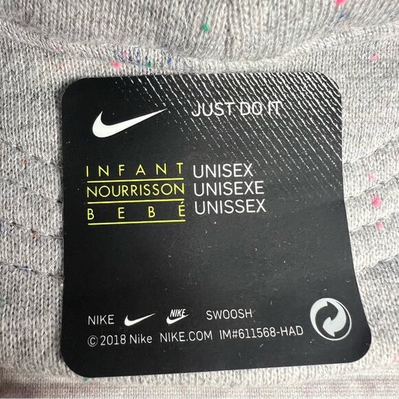 Nike Baby Infant Knit Hat Embroidered Soft Cap Cotton NEW - Picture 2 of 7